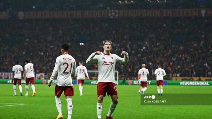 Gelandang Manchester United asal Argentina Alejandro Garnacho