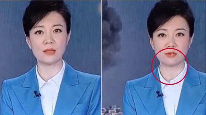 Gigi Palsu Presenter Ini Lepas Saat Sedang Live, Tahan Tangis Tapi Tetap Tenang, Sikapnya Dipuji