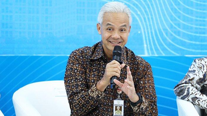 Gubernur Jawa Tengah Ganjar Pranowo didapuk menjadi mentor pada Sharing Session Pembangunan Daerah 2023, yang dihelat Badan Perencanaan Pembangunan Nasional (Bappenas) RI, Rabu (14/6/2023).