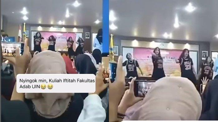 HEBOH Hiburan Dance Kpop di Acara Fakultas Adab UIN Fatah Palembang,Netizen:Miris Lihat UIN Sekarang