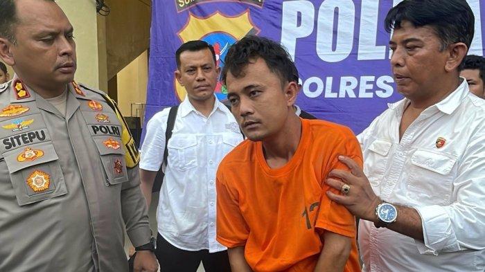 HFN alias Nanang (27) pelaku pembunuhan terhadap siswi SMP di Desa Lubuk Saban Kecamatan Pantai Cermin Kabupaten Serdang Bedagai AS (13)