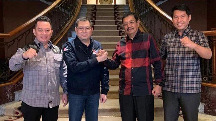 Mantan Gubernur Sumatera Utara Tengku Erry Nuradi saat bertemu dengan Ketua Umum DPP Perindo Hary Tanoesoedibjo beberapa waktu lalu.