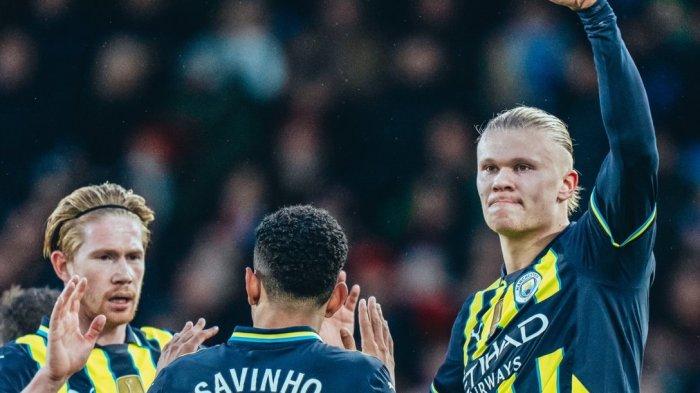 Hasil Liga Inggris - Manchester City ditahan imbang Crystal Palace skor 2-2 pekan ke-15 Liga Inggris 2024-2025, Sabtu (7/12/2024)