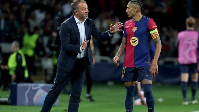 Hansi Flick ternyata harus masuk ke kutukan yang sama dengan Xavi Hernandez setelah Barcelona kalah lagi.