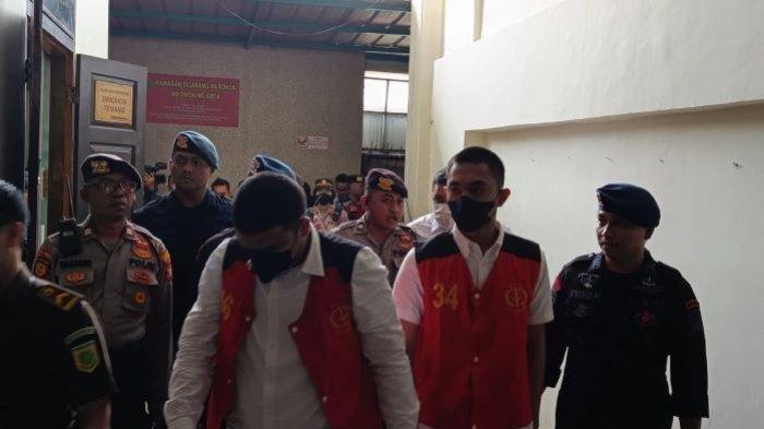 Mario Dandy Satrio dan Shane Lukas menjalani sidang di PN Jakarta Selatan, Selasa (6/6/2023).