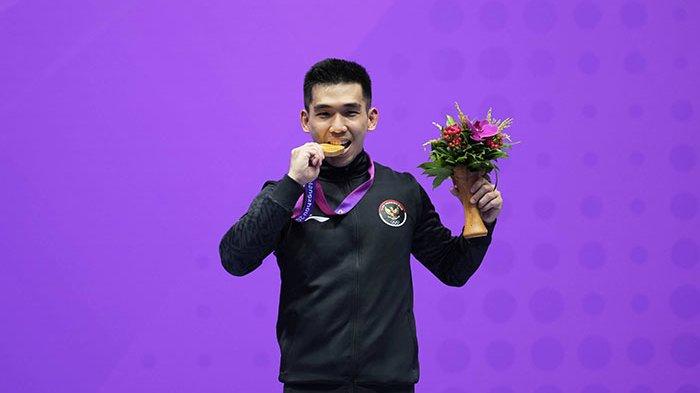 Atlet Wushu Toulu asal Sumatera Utara Harris Horatius berhasil menyumbang medali emas ketiga bagi Indonesia di Asian Games 2022.