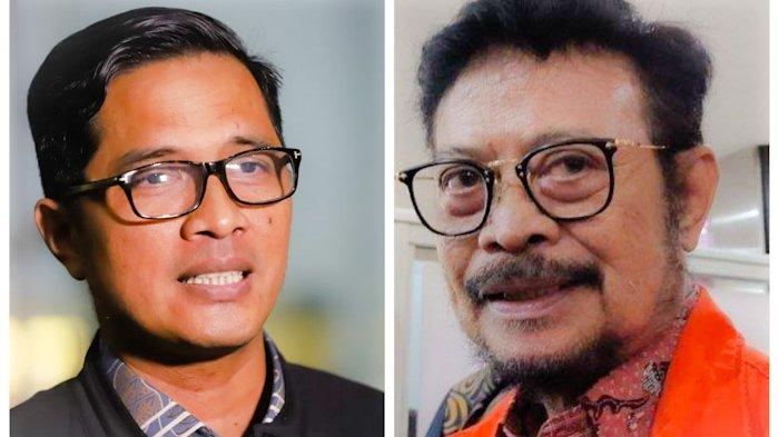 Febri Diansyah dapat honor Rp 800 juta dari Syahrul Yasin Limpo selama mendampinginya di saat proses penyelidikan hingga penyidikan. (Kolase Tribun Medan)