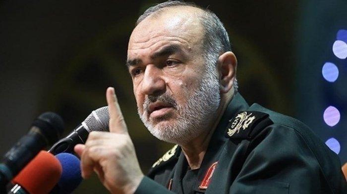 JENDERAL IRAN TEWAS - Panglima Garda Revolusi Iran Mayor Jenderal Hossein Salami tewas dalam serangan Israel pada dini hari tadi, Jumat (13/6/2025) di Teheran Iran. Militer Israel mengonfirmasi alasan melakukan serangan.