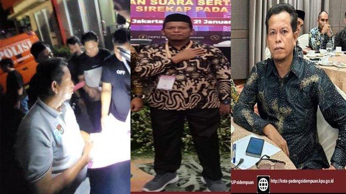 Parlugatan Harahap Komisioner KPU Sidimpuan Terjaring OTT Peras Caleg,Terima Rp 25 Juta