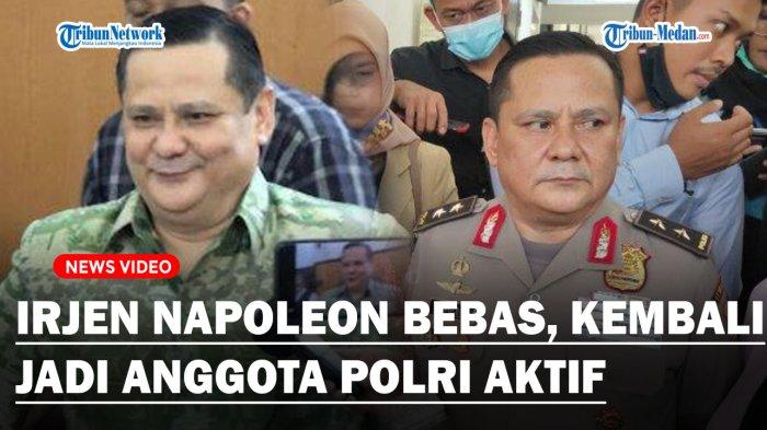 IRJEN NAPOLEON Terpidana Dua Kasus Bebas dari Penjara, Kembali Aktif Jadi Anggota Polri
