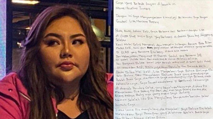 ISI SURAT REVELINO - ISI Surat Revelino Ruwasey Ayah Biologi Anak Lisa Mariana, Kronologi Kencan Sama dengan Klarifikasi Ridwan Kamil