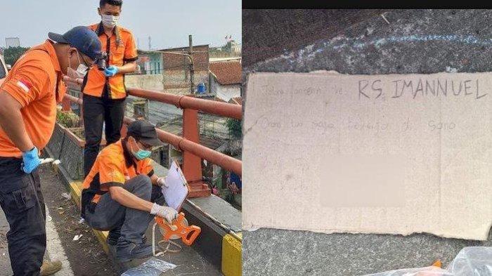 ISI Wasiat Pria Tergantung di Jembatan Cimindi, Ditulis di Kardus, Minta Diantar ke Orang Tua