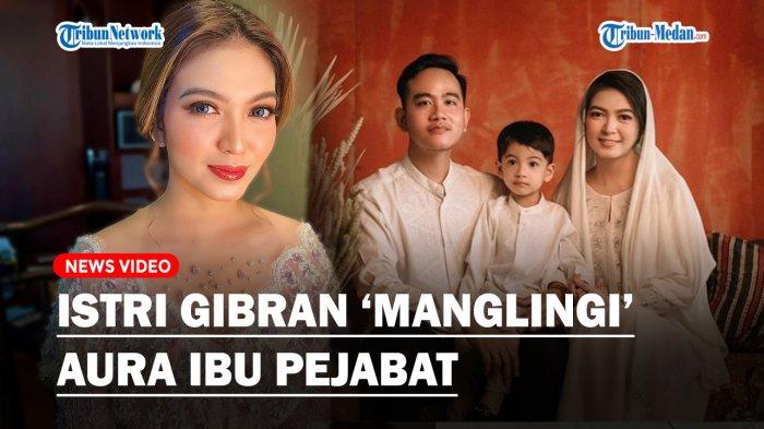 ISTRI Gibran Rakabuming Tampil Memukau Kenakan Busana Desainer dan Makeup Flawless