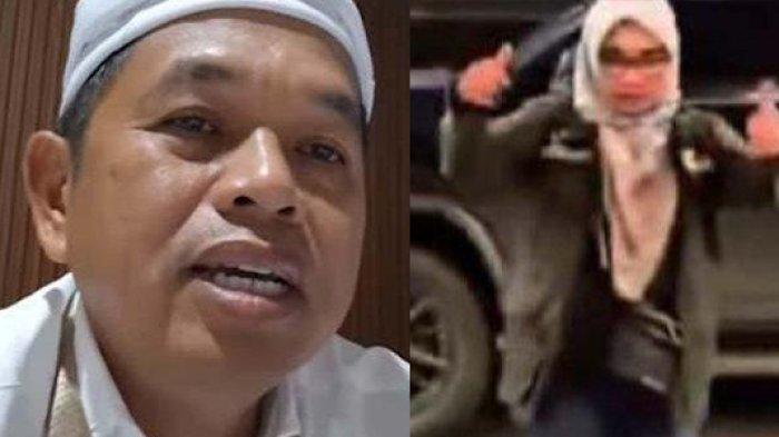 ISTRI WALKOT BEKASI: (kanan) Tangkapan layar istri Wali Kota Bekasi Tri Adhianto, Wiwiek Hargono yang viral gara-gara ngungsi ke hotel saat warganya kebanjiran pada Selasa (4/3/2025). Gubernur Jawa Barat Dedi Mulyadi kini beri sindiran