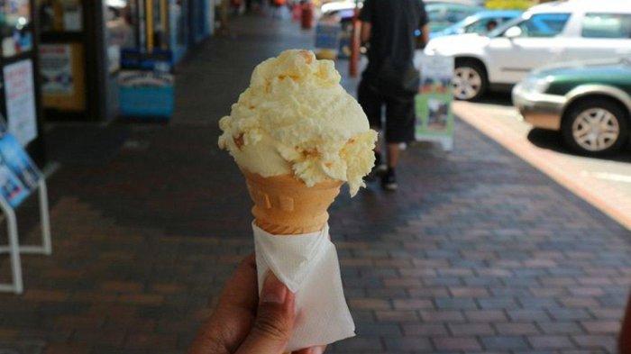 Ilustrasi es krim cone