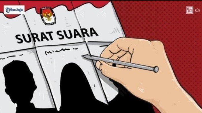 Ilustrasi pencoblosan