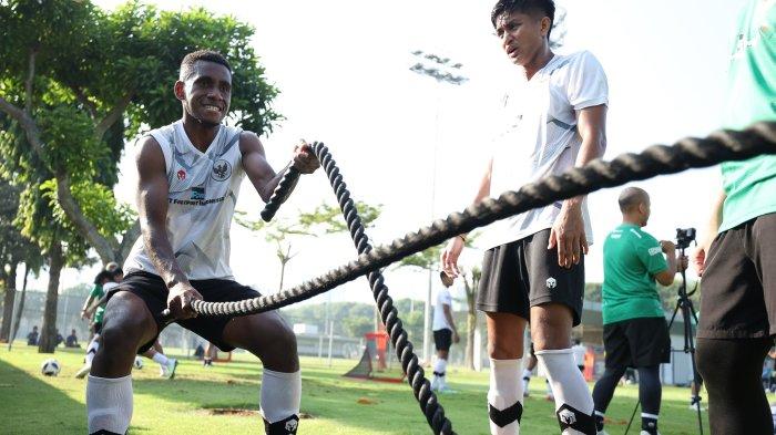 Pemain Timnas U-17 Indonesia yang sedang jalani pemusatan latihan jelang Piala Dunia U-17