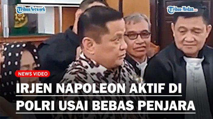 Irjen Napoleon Bonaparte hingga kini masih tercatat sebagai polisi aktif