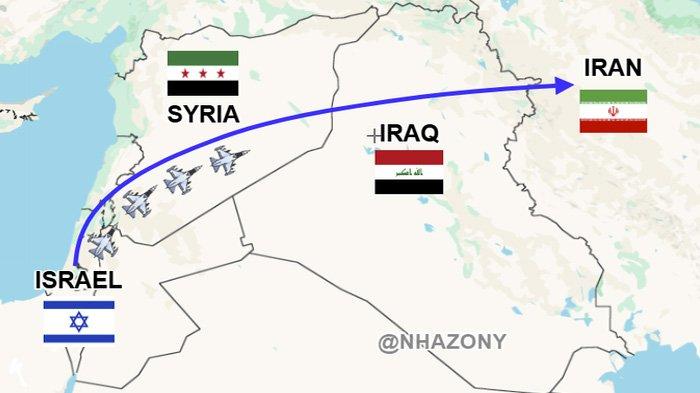 Israel kini telah menghancurkan pertahanan udara Suriah. Ini berarti Israel dapat menggunakan wilayah udara Suriah dengan lebih bebas, menjadikan Suriah sebagai batu loncatan untuk menyerang Iran. (X/Naftali Hazony @nhazony)