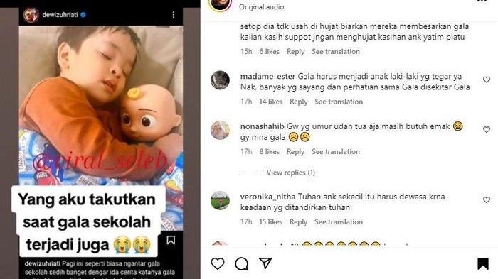 Unggahan Dewi Zuhriati, nenek Gala Sky
