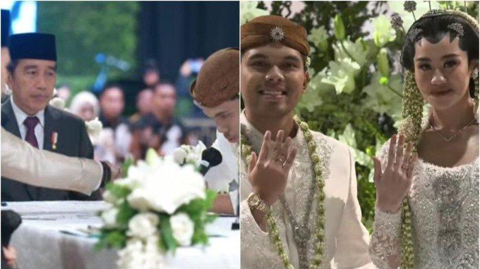 JOKOWI Jadi Saksi Pernikahan Thariq Halilintar dan Aaliyah Massaid, Mahar Pernikahan Curi Perhatian