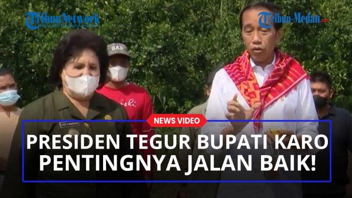 JOKOWI TEGUR Langsung Bupati Karo Cory Sebayang Soal Jalan Rusak Liang Melas Datas