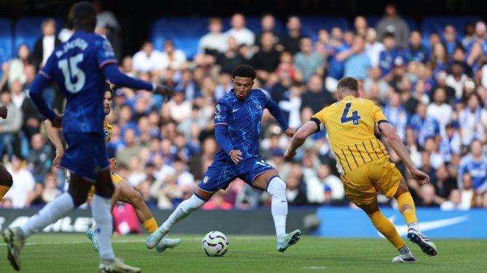 Chelsea menang atas Brighton 4-2 pada pekan ke-6 Liga Inggris 2024-2025, Sabtu (29/9/2024)