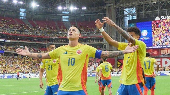 Pemain Kolombia James Rodriguez dkk