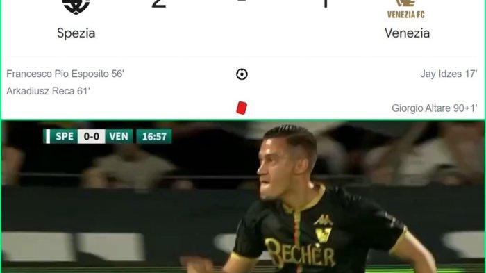 Jay Idzes cetak gol, namun sayang Venezia kalah dari Spezia di laga terkahir Serie B Liga Italia.
