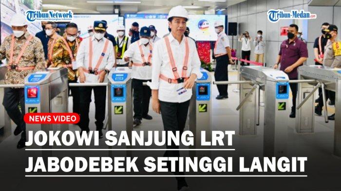 Presiden Jokowi menyempatkan untuk jajal kereta LRT Jabodebek dari Stasiun Harjamukti, Jakarta Timur pada akhir tahun 2022 lalu.