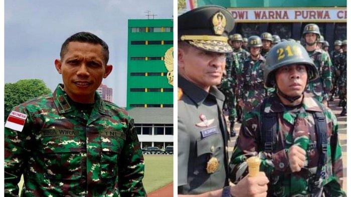 Kini Joni menjalani pendidikan pembentukan bintara Tentara Nasional Indonesia Angkatan Darat (TNI AD) di Resimen Induk Kodam (Rindam) IX/Udayana, Tabanan, Bali. (Istimewa)