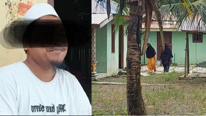 K, pemilik pondok pesantren di Kecamatan Padang Tualang, Kabupaten Langkat yang dilaporkan dalam kasus dugaan pelecehan seksual