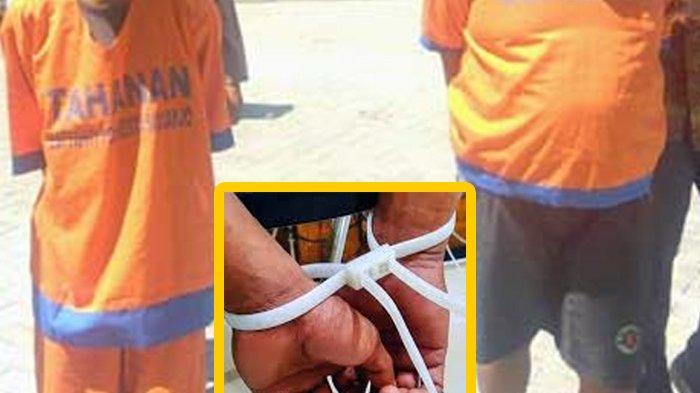 KAKAK ADIK KORBAN PENCABULAN: Nasib pilu dua anak kakak beradik di Kabupaten Brebes, Jawa Tengah, menjadi korban pencabulan pria dewasa. Kedua korban masing-masing berusia 8 dan 5 tahun. Kedua kakak adik ini menjadi korban pencabulan tetangganya sendiri yang berinisial JR (40) dan JK (28). Kini kedua tersangka telah ditahan polisi. (Hand Over)