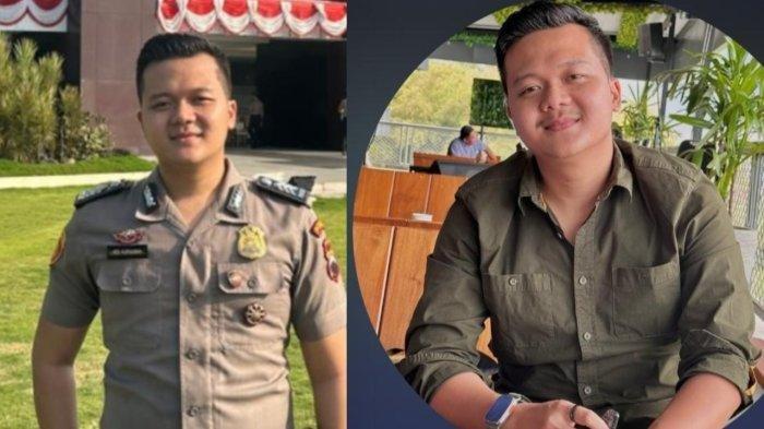 BUNUH BAYI - Wajah Brigadir Ade Kurniawan Intel Polda Jateng  dilaporkan bunuh bayi AN, anak kandungnya. Ibu  korban ternyata pernah dibohongi saat PDKT