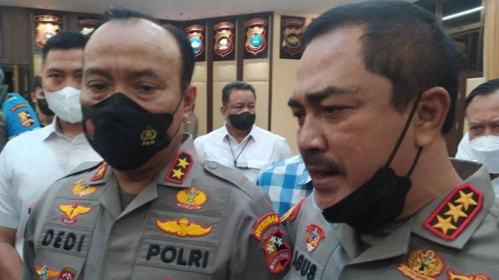 Kabareskrim Komjen Agus Andrianto (kanan) saat ditemui di Mabes Polri, Jakarta Selatan, Selasa (9/8/2022). (KOMPAS.com/ADHYASTA DIRGANTARA)