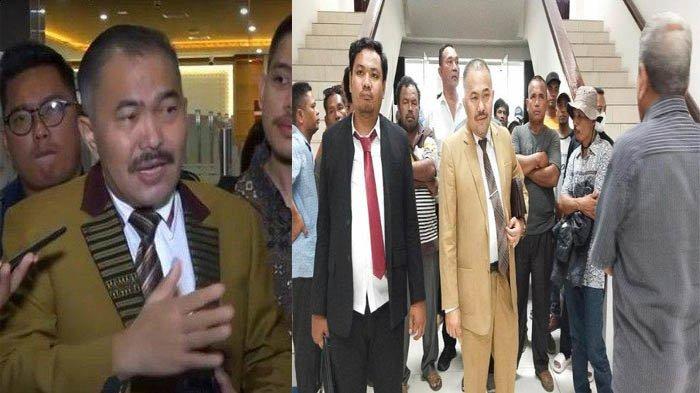 Pengacara kondang, Kamaruddin Simanjuntak membuat puluhan warga Desa Sampali Kecamatan Percut Seituan senang. 