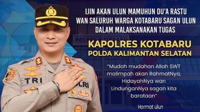 AKBP Tri Suhartanto, mantan Kepala Satuan Tugas (Kasatgas) Penyidikan Komisi Pemberantasan Korupsi (KPK), yang kini menjadi Kapolres Kotabaru, Kalimantan Selatan. (IG)