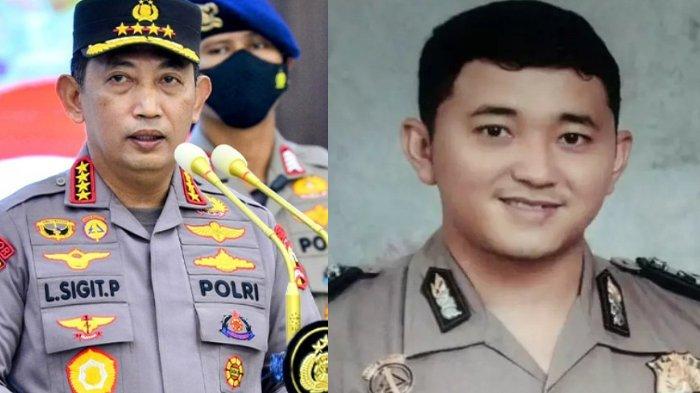 Kolase foto Kapolri, Jenderal Listyo Sigit Prabowo dan Brigadir Setyo Herlambang