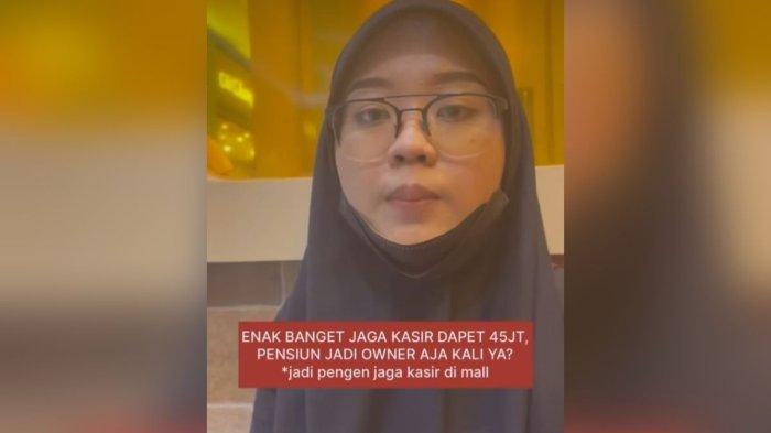 Karyawan toko Legato Gelato, Kembangan, Jakarta Barat bernama Aulia Salma menilap uang penjualan toko menggunakan QRIS palsu.