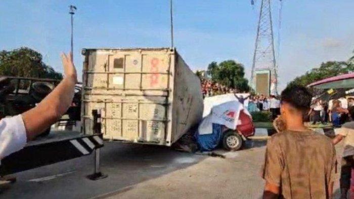 Kecelakaan di Mabar, Medan Deli menewaskan seorang karyawan BUMN, bernama Suhartono (50), Senin (10/6/2024).