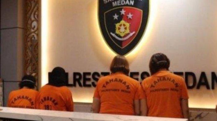 Empat wanita pelaku penjualan bayi Rp20 juta di Medan diringkus polisi.