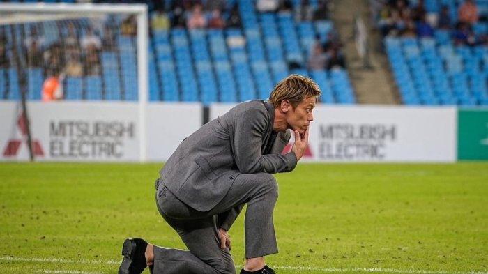 KEISUKE HONDA: Eks Bintang AC Milan saat mengarsiteki  timnas Kamboja, Keisuke Honda 