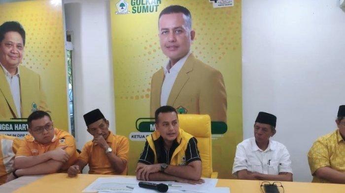 Ketua Golkar Sumut Musa Rajekshah atau Ijeck saat diwawancarai perihal Pilkada Sumut beberapa waktu lalu.