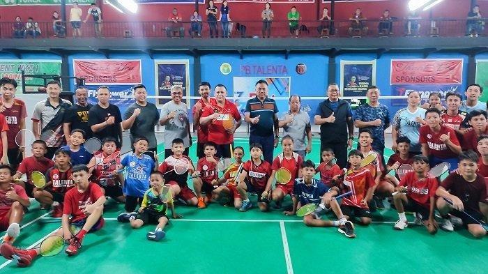 Ketua KPK RI Firli Bahuri Meresmikan Gedung Olahraga GOR WKI Kombos, Manado,Rabu (26/7/2023)