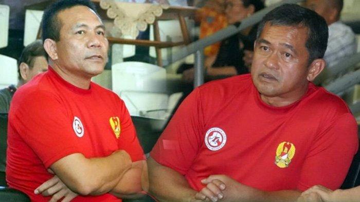 Ketua Panitia Pelaksana Kejurnas Judo Piala KASAD XIV/2023 Kolonel Inf Albert Simanjuntak (kiri) pecah bintang menjadi Brigadir Jenderal (Brigjen) TNI. Hal itu berdasarkan Surat Keputusan Panglima TNI Nomor Kep/329/III/2024 tertanggal 22 Maret 2024. Kolonel Inf Albert Simanjuntak dikenal dalam dunia olahraga judo. (istimewa)