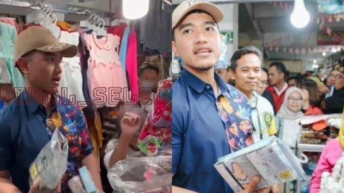 Kini putra Presiden Joko Widodo, Kaesang Pangarep, malah terlihat belanja perlengkapan bayi di pasar tradisional.