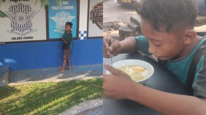 Kisah pilu bocah pengamen minta makan ke kantor Polisi. Video bocah bernama Rangga itu viral di media sosial. 