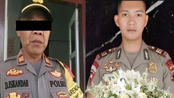 Kolase foto AKP Dadang Iskandar dan Akp Ulil Ryanto Anshari, Kasat Reskrim Polres Solok Selatan