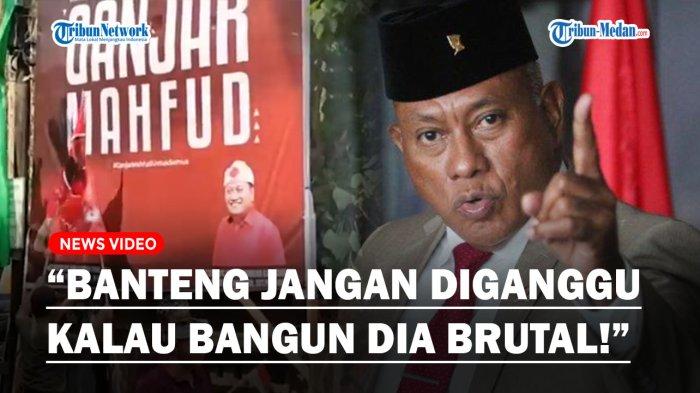 Ketua DPP PDI Perjuangan Bidang Kehormatan, Komarudin Watubun merespons pencopotan baliho Ganjar-Mahfud jelang kunjungan Presiden Jokowi di Gianyar, Bali, Selasa (31/10/2023).