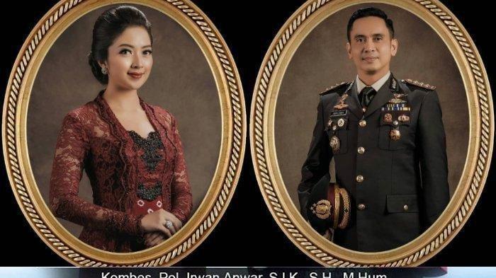 Kombes Pol Irwan Anwar dan sang istri, Andi Tenri Gusti Hanum Utari Natassa alias Natassa. (IG)